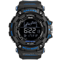SMAEL 1802 Sport style men digital wrist watches led multi-functional silicone strap nice digital watches